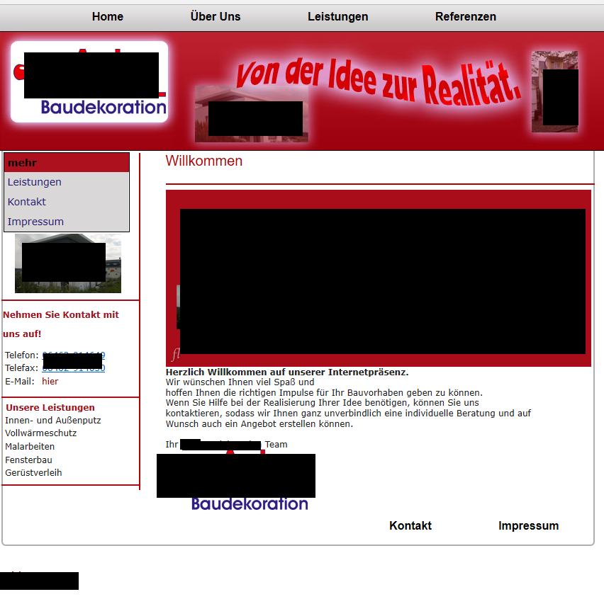 Unternehmenswebseite