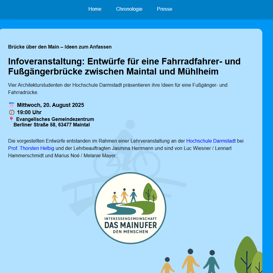 IG Das Mainufer den Menschen
